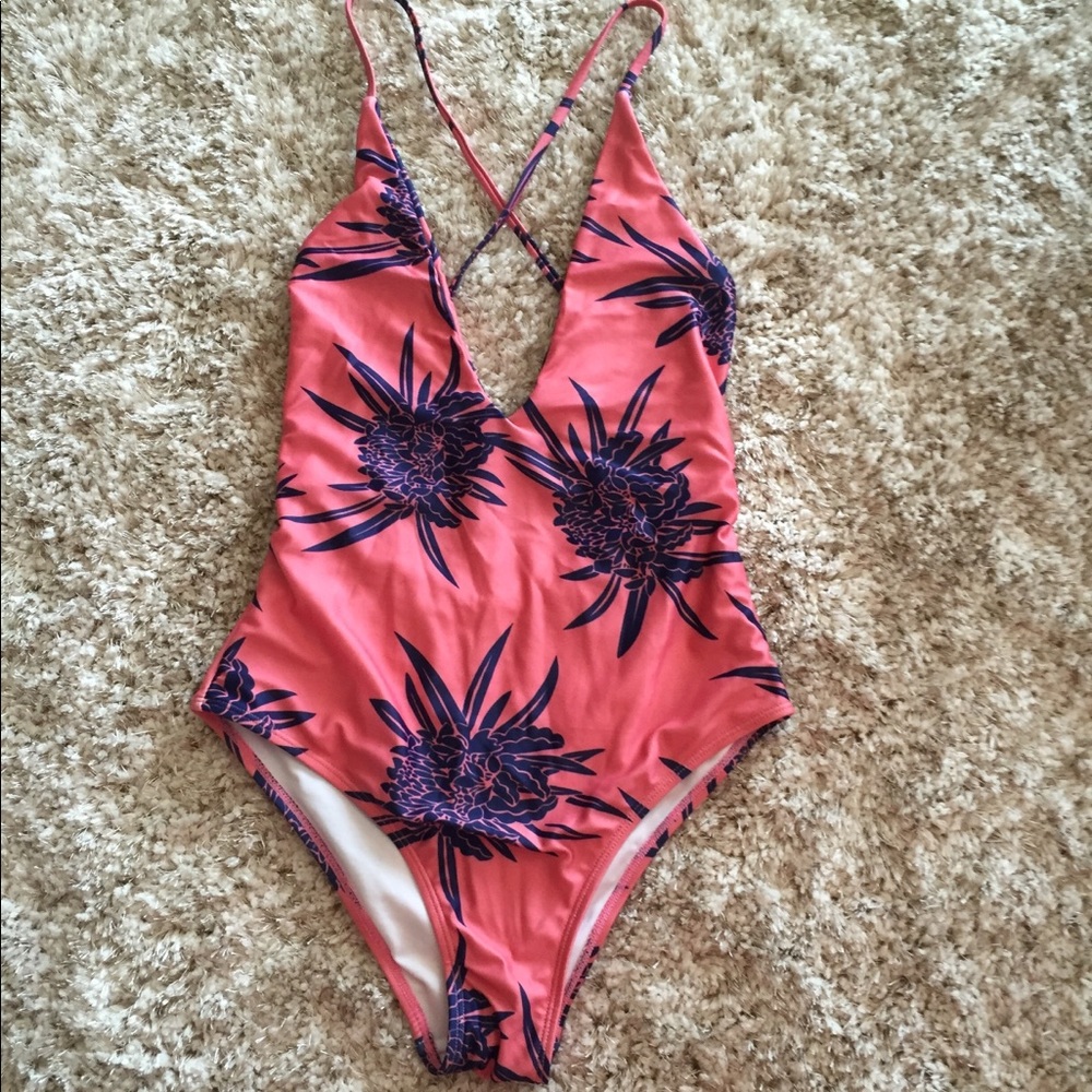 Tropical One Piece Simsuit